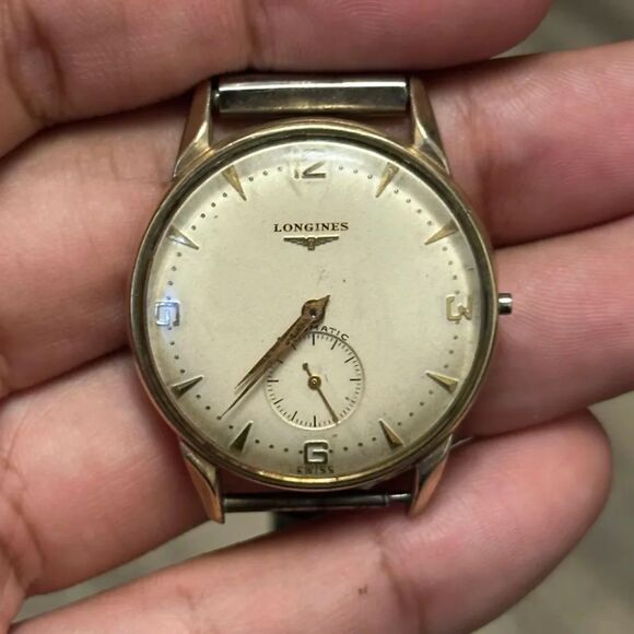 Vintage Longines Caliber 22A Automatic 8562539 17 Jewels 10k Gold Filled Watch - Picture 3 of 8